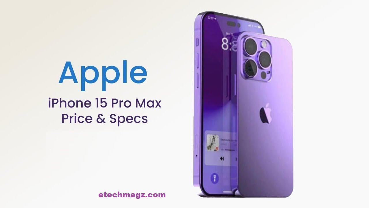 i phone 15 pro max specifications